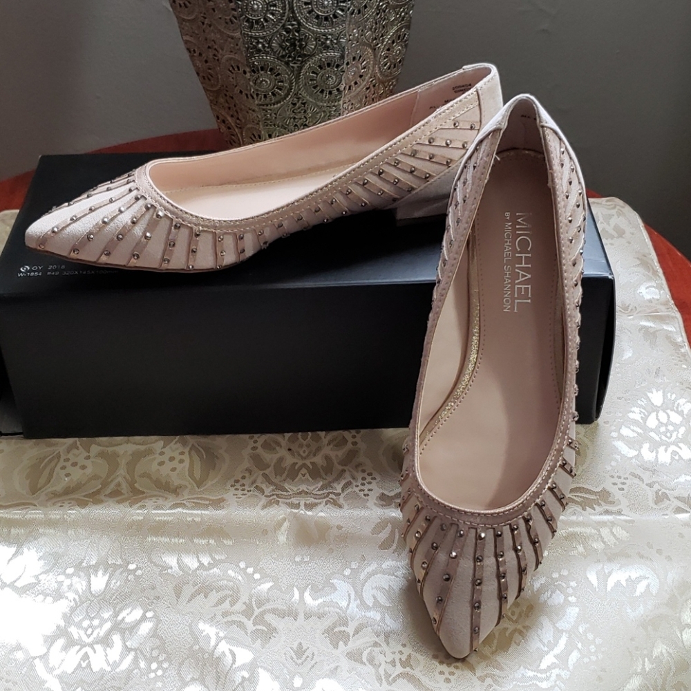 Michael by Michael Shannon Blush Flats